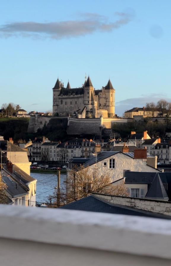 La Terrasse Saumuroise - Vue Chateau & Loire Extérieur photo